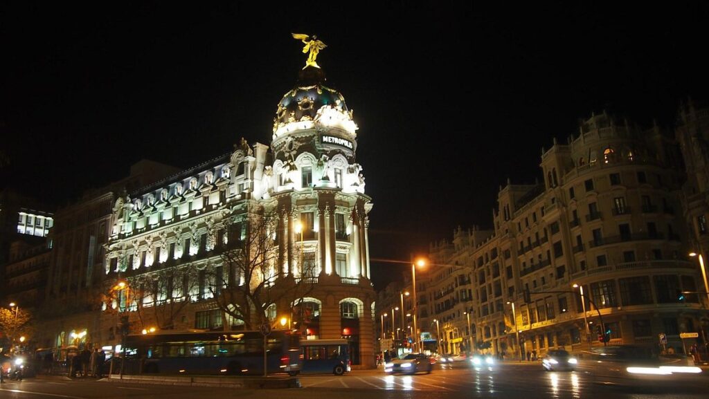 4. Gran Via – Madrid’s Iconic Street for Shopping and Entertainment
