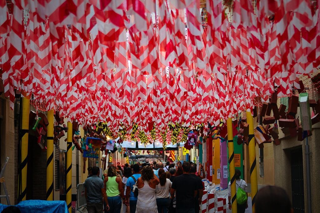 Festa Major de Gràcia The Streets Become Canvases
