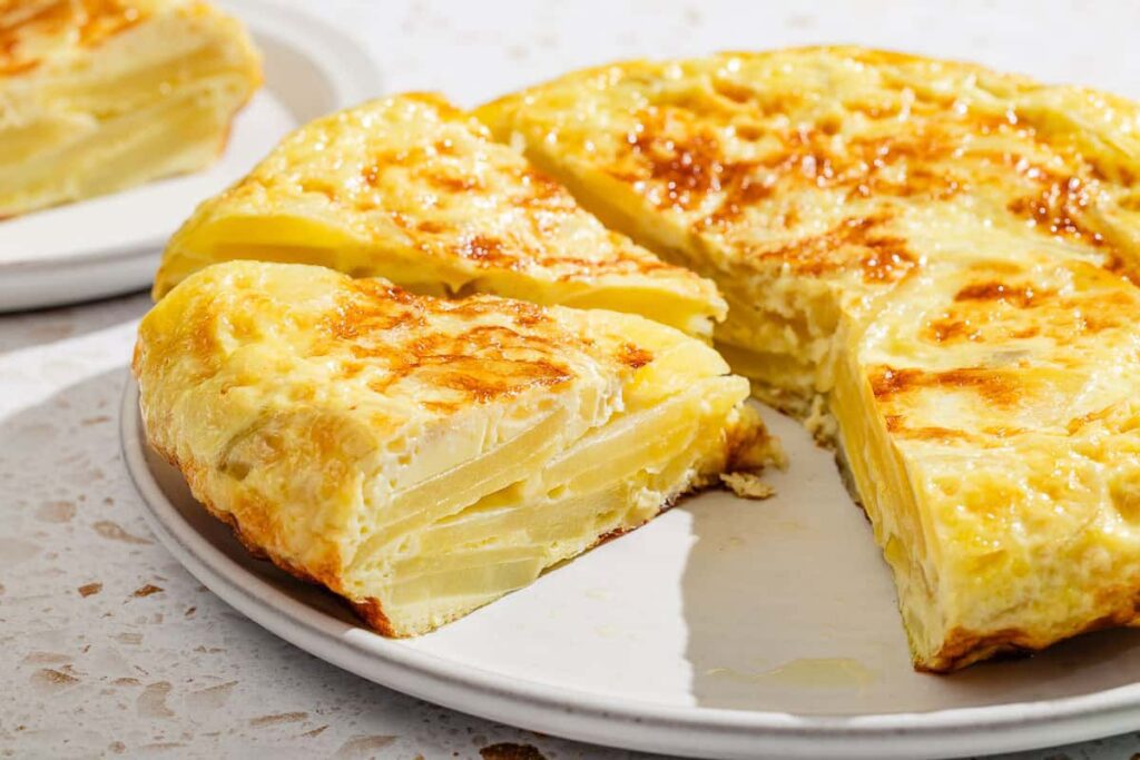 Traditional Spanish tortilla Española