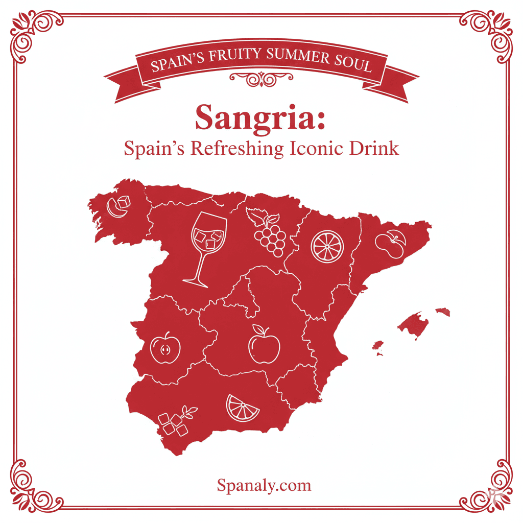 A pitcher of refreshing red wine Sangria