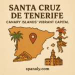 Santa Cruz de Tenerife travel guide map showing the capital city, the Carnival, and local food on the Canary Islands