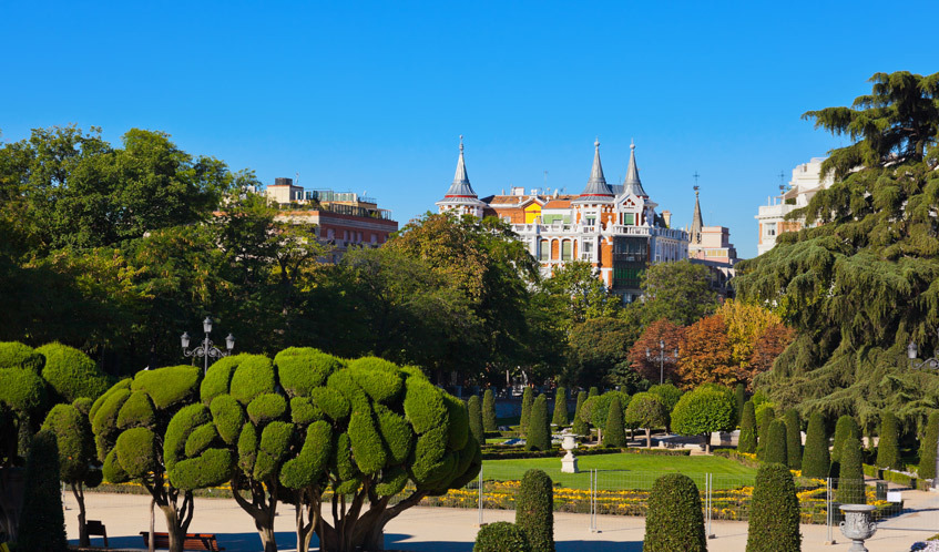 Retiro Park: Madrid spanaly