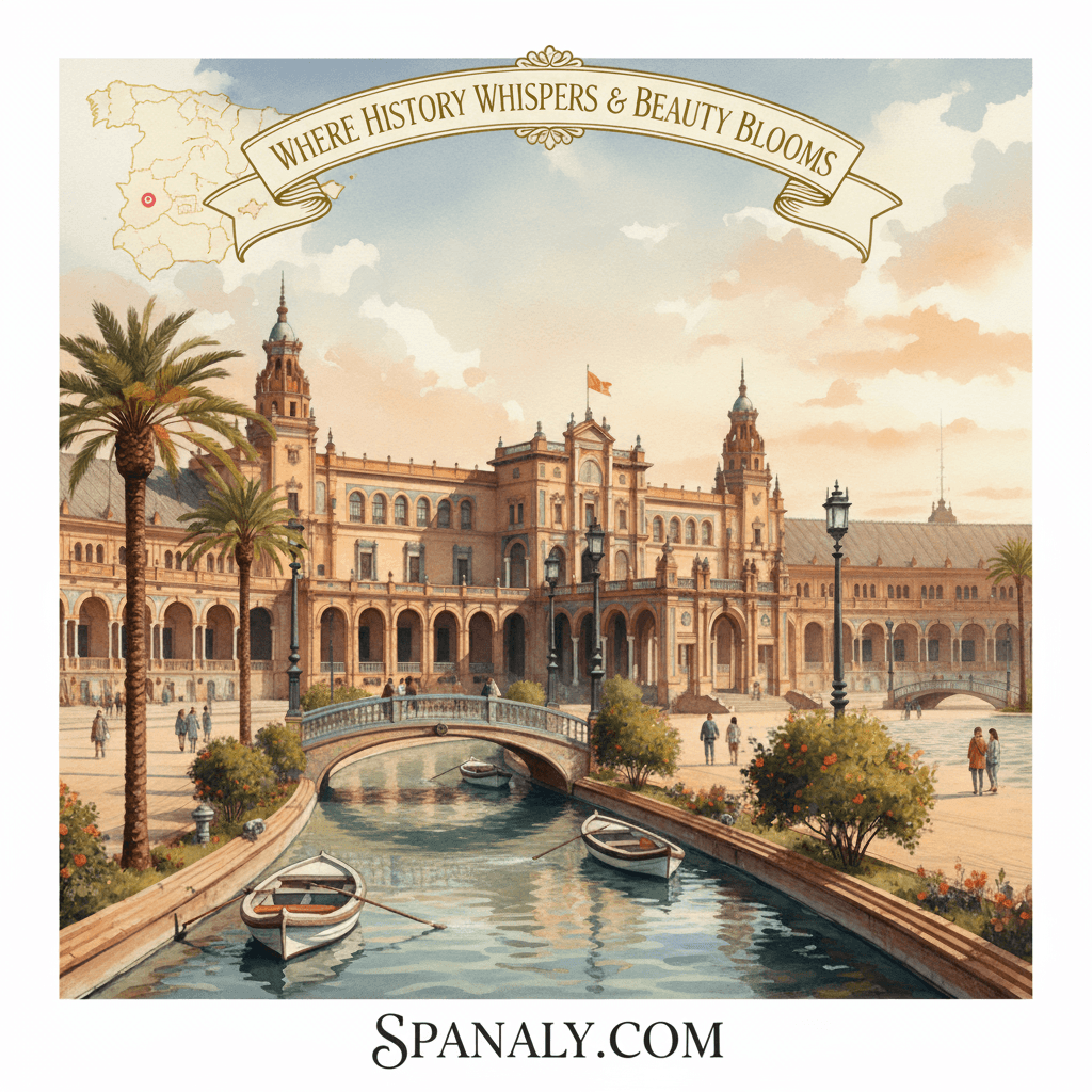 Plaza de España Seville Info Card