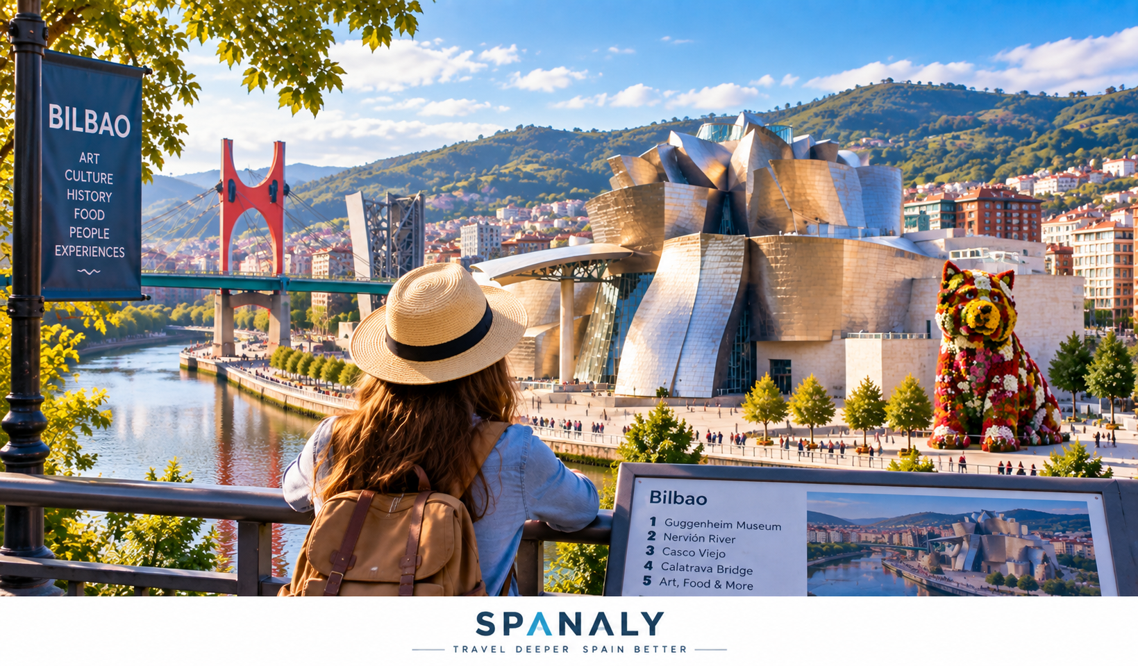 Bilbao city guide showing major attractions and travel highlights