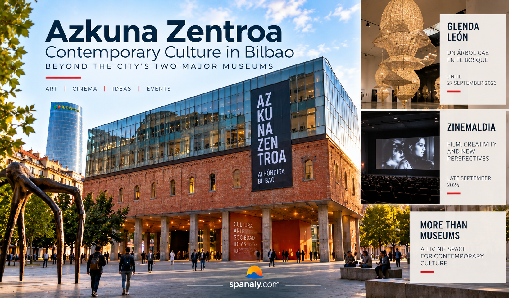 Azkuna Zentroa contemporary culture in Bilbao beyond the Guggenheim and Fine Arts Museum