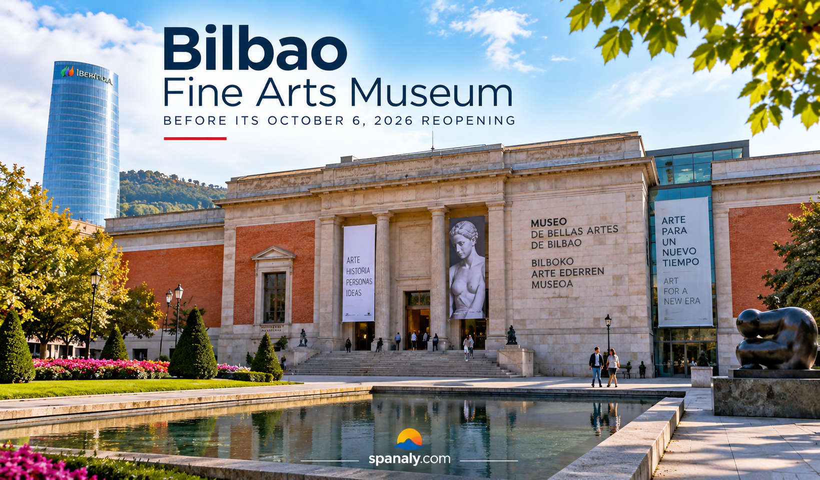 Bilbao Fine Arts Museum ahead of its October 6, 2026 reopening in Bilbao, Spain