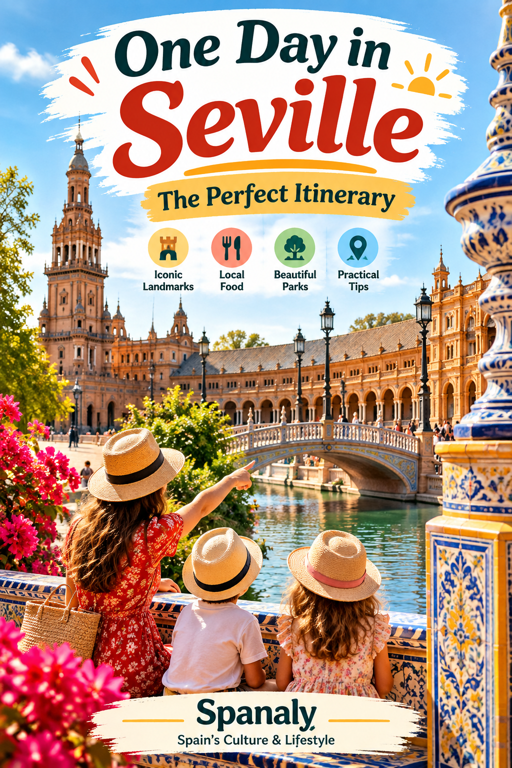 Historic Seville in warm afternoon light